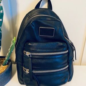 Marc Jacobs small biker leather backpack